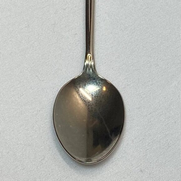 Germany Heidelberg Souvenir Spoon 4 1/8" Silver Enamel Shield Insert Vintage GUC - Picture 4 of 5